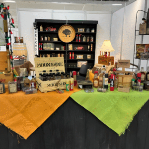 Wide shot of Fairhope Favorites trade show booth