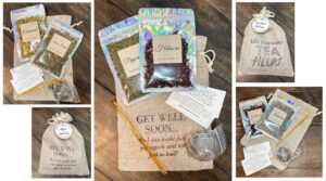 Herbal Tea Gift Bag Montage
